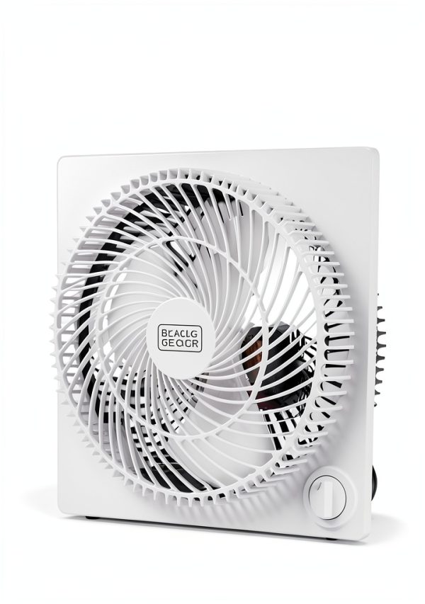 AeroFlow Compact Table Fan White 3 Speed Brushless for Home Office-4
