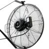 Wall Mounted Fan NewAir WindPro18W Black 18 Inch High Airflow 3000 CFM-5